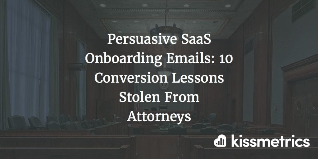 Persuasive SaaS Onboarding Emails cover image