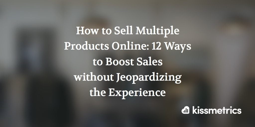 sell multiple products online cover image