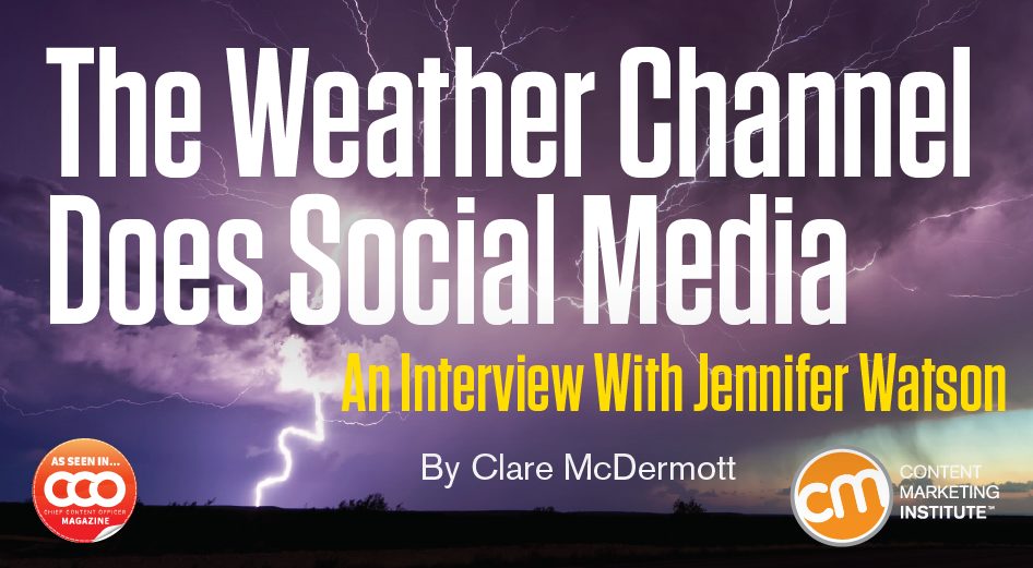 weather channel social media