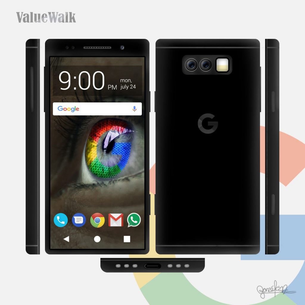 Google Pixel 2 Jet Black ValueWalk