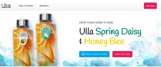 Ulla ecommerce branding example