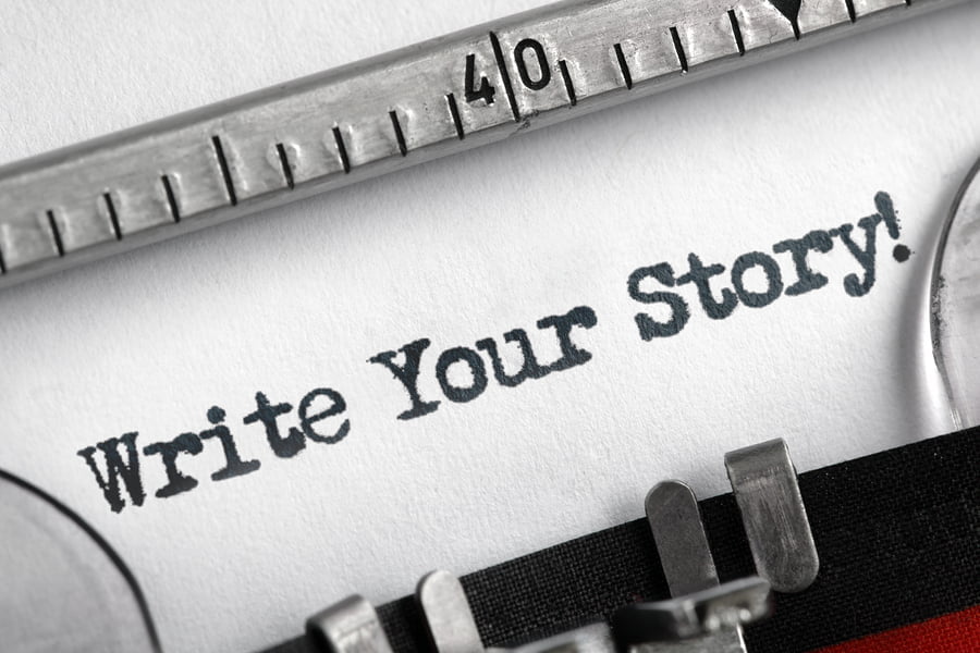 bigstock Write your story written on an 167632541