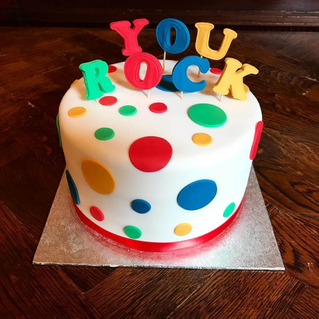 google you rock cake