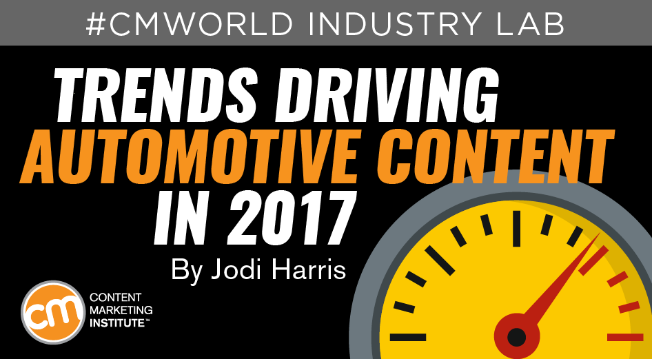 trends driving automotive content 2017