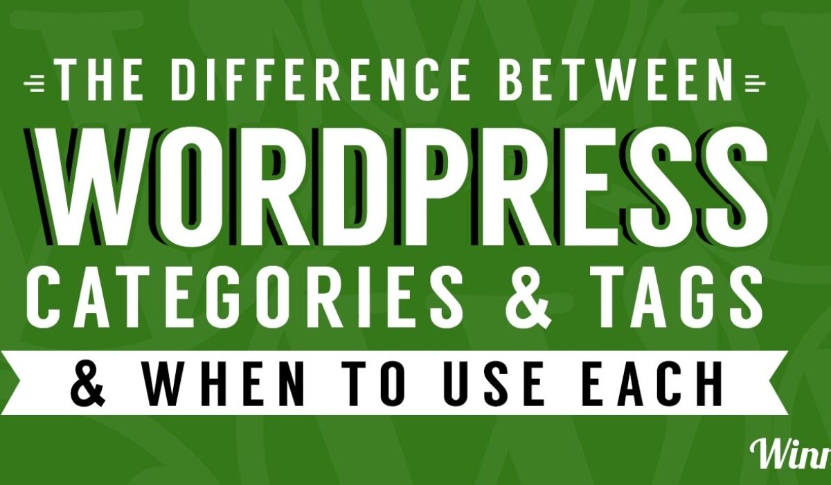 Wordpress tags. Categories WORDPRESS.