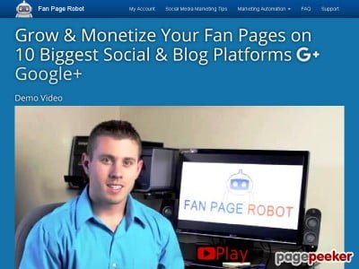 Fan Page Robot | 10-in-1 Marketing Software Autoposter to Increase Social Media Followers | Good To SEO