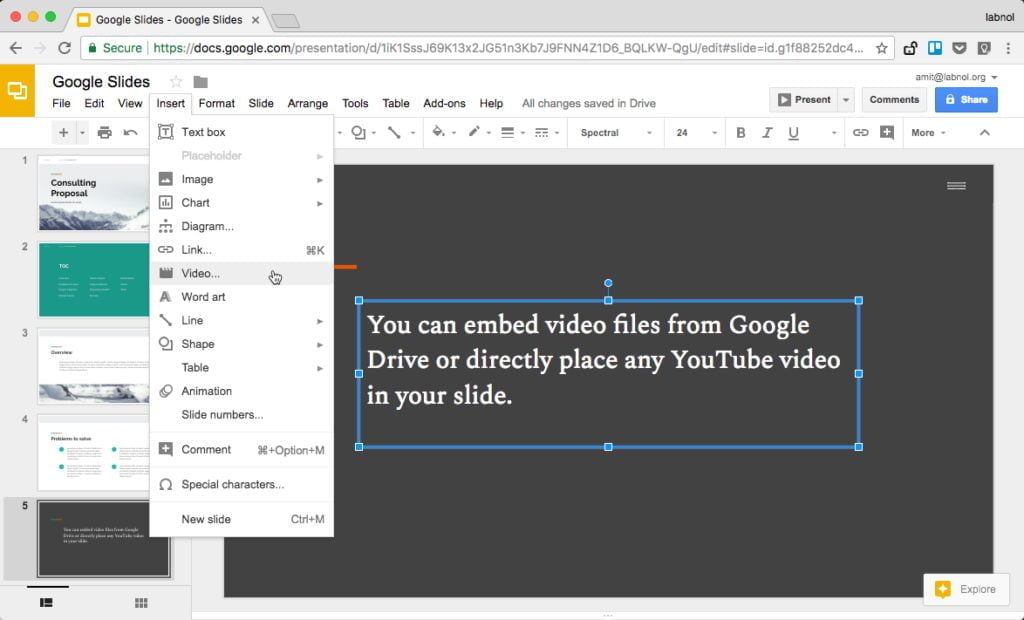 How to Add Music and Voiceover Narration to Google Slides ... - 