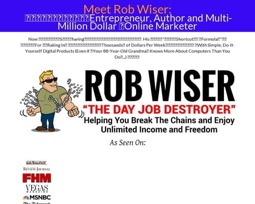 Rob Wiser The Day Job Destroyer Rob Wiser Reveals How To - how to claim an unclaimed groups roblox