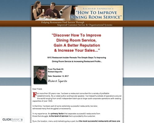 How To Improve Restaurant Dining Room Service.