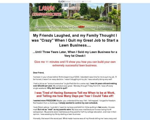 How to Start a Lawn Business - LawnCompanySecrets.com