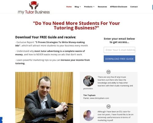 Tutoring Business From Home