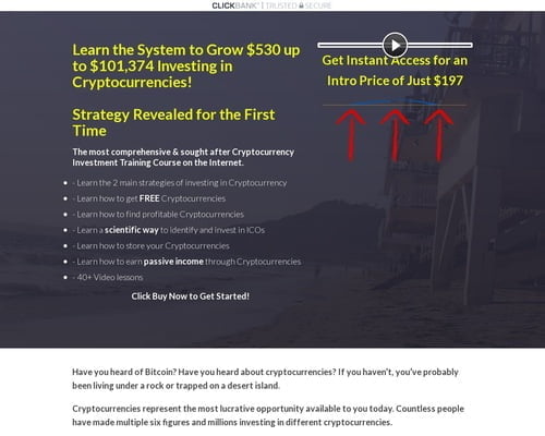 Sales Page CB – Cryptocurrency Investing Club
