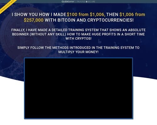 I show You how I made $100 from $1,006, then $1,006 from $257,000 with Bitcoin and crypto currencies! Finally, I have made a detailed training system that shows an absolute beginner (without any skill) how to make huge profits in a short time with cryptos!