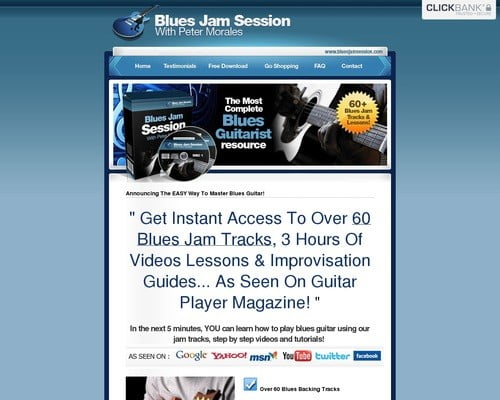60 Of The Best Blues Backing Tracks - Download Blues Jam Tracks - Blues Jam Session With Peter Morales