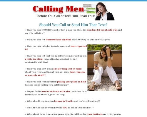 Calling Men: The Complete Guide To Calling, Emailing, And Texting Men