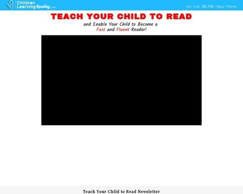 Children Learning Reading Program - How to Teach Your Child to Read