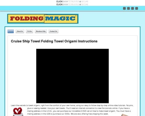 Cruise Ship Towel Folding / Towel Origami