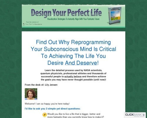 Design Your Perfect Life | Your Personal Agreement
