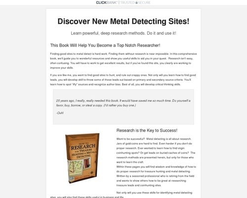 Discover New Metal Detecting Sites!