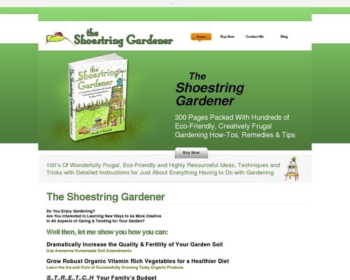 Eco-Friendly Gardening Techniques | Frugal Gardening | The Shoestring Gardener