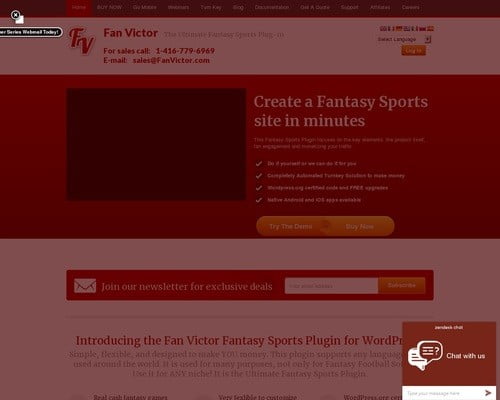 Fan Victor - The Ultimate Fantasy Sports Plug-in