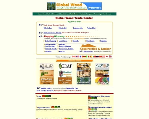 Global Timber and Wood Products Marketplace --- Lumber and Wood Products