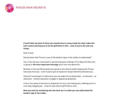 Home - Pisces Man Secrets