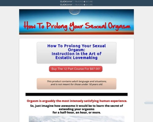 How To Prolong Your Sexual 0rgasm