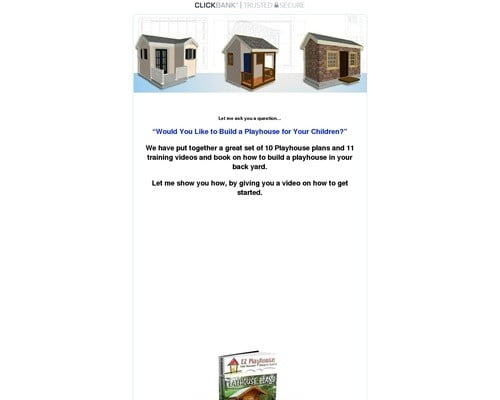 How to Build a Playhouse Step By Step Guide - plans videos and ebook