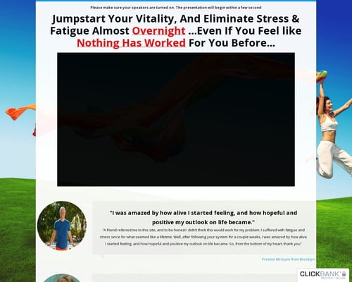 Infinite Vitality System - Brand New July 2017 Offer - High Conversion