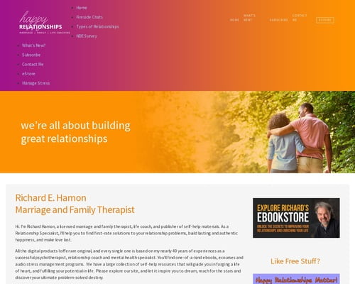 Marriage and Family Therapist in Lexington Kentucky -  Richard E. Hamon