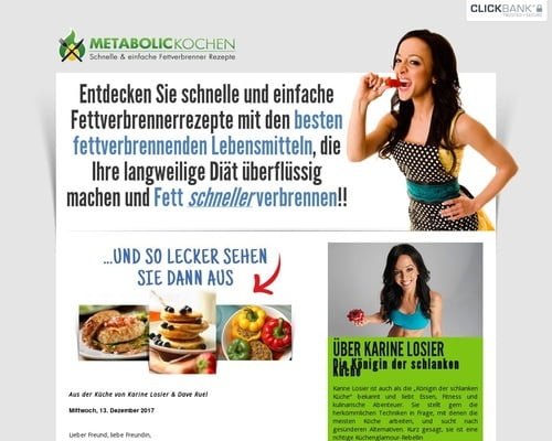 Metabolic Kochen - German Metabolic Cooking