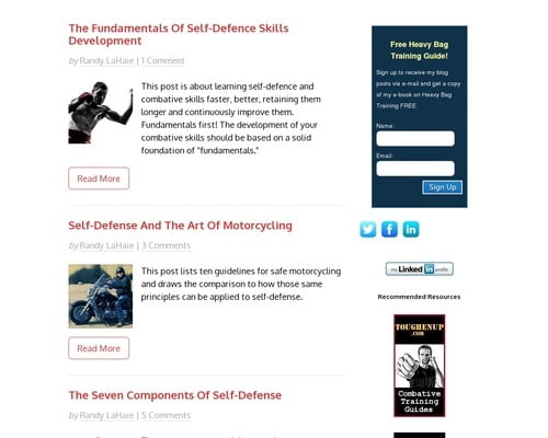 Protective Strategies Self-defense Site