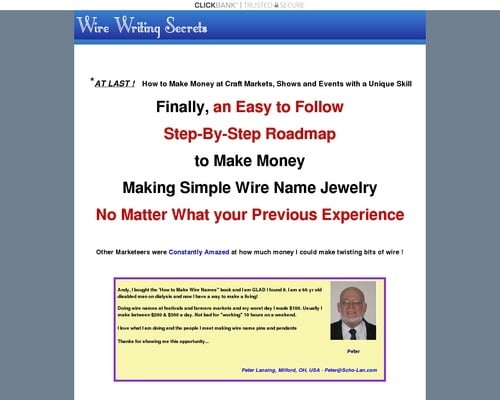 Wire Writing Secrets - How To Make Personalized Wire Name Jewelry
