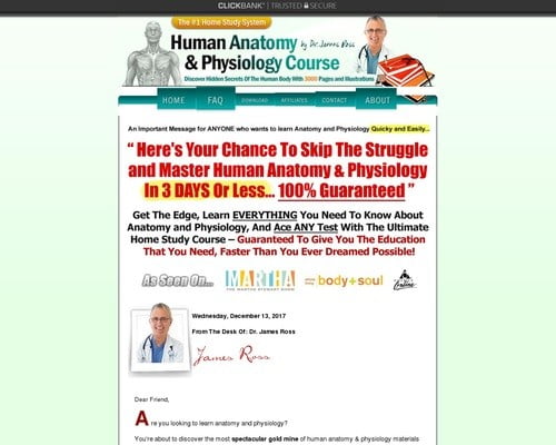 ø The #1 Human Anatomy and Physiology Course ø | Learn About The Human Body With Illustrations and Pictures ø