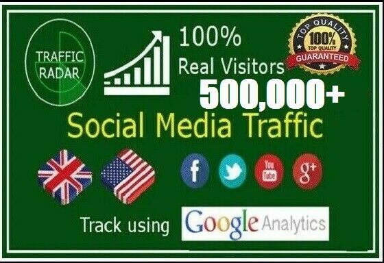 500,000+ Website Traffic From Social Media