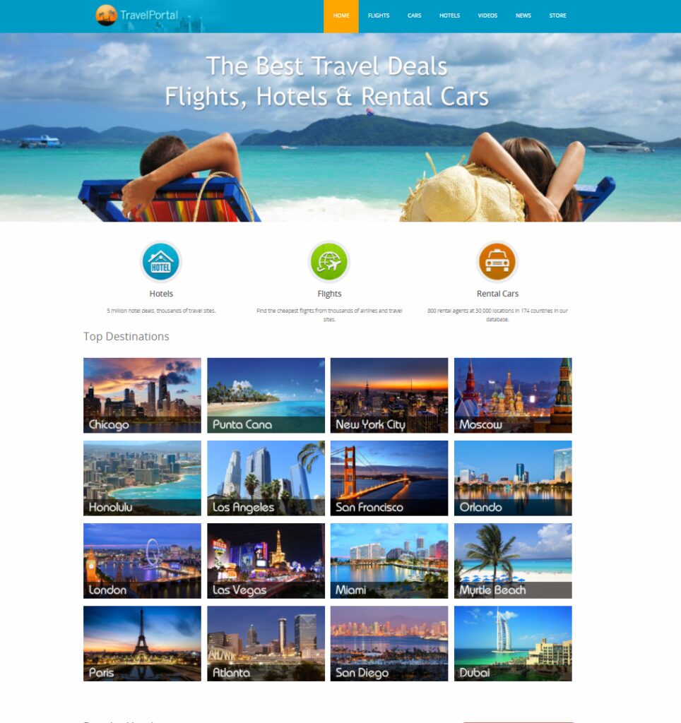 Best Automated Hotel & Flights Travel Website For Sale + Free Hosting