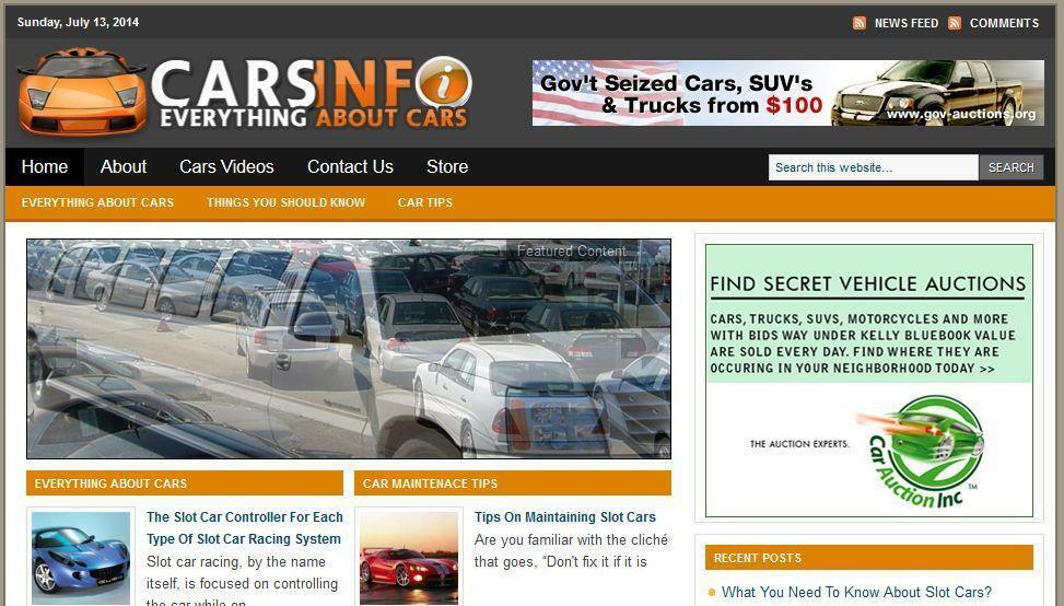 Cars Niche Business website Free Installation + Free Hosting