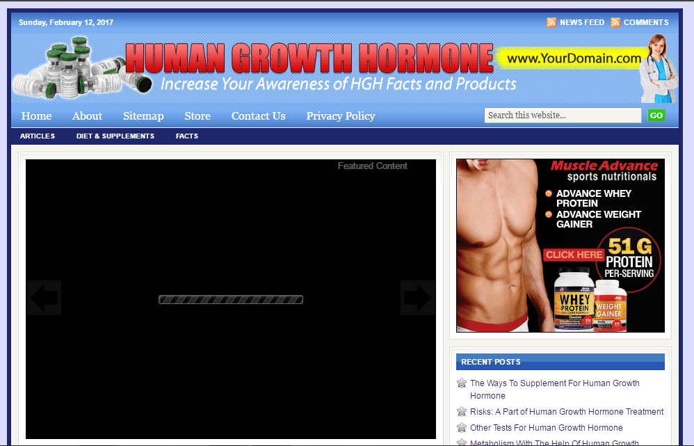 Fantastic Human Growth Hormone Store Website Free Installation + Free Hosting