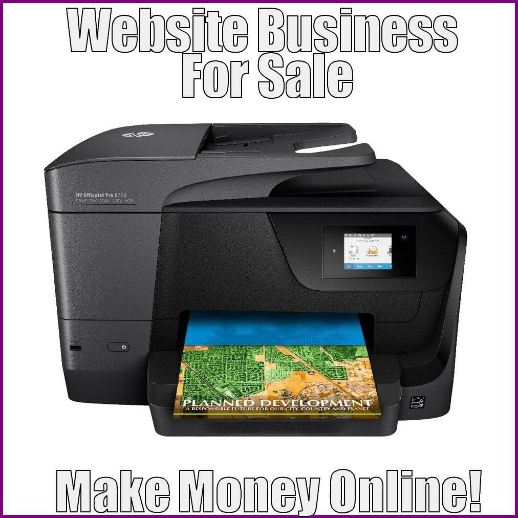 Fully Stocked INK PRINTERS Website Business|FREE Domain|FREE Hosting|Traffic