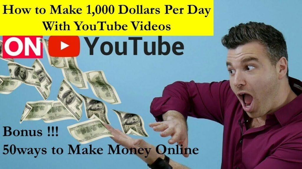 How to Make $1,000 per day with Youtube videos PDF+10 Free Ebooks+50 Online ways