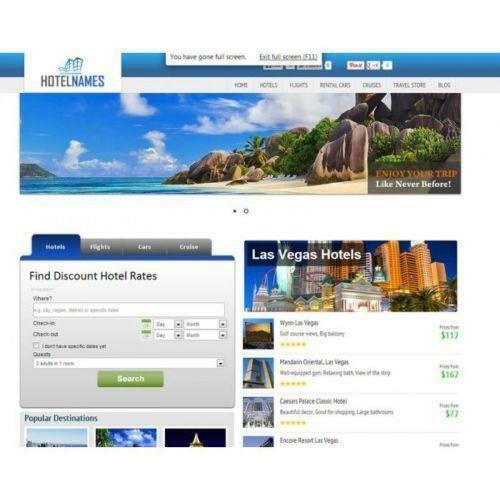 Travel Search Engine  Website- Huge Income 100% Automated ! Free cPanel Hosting