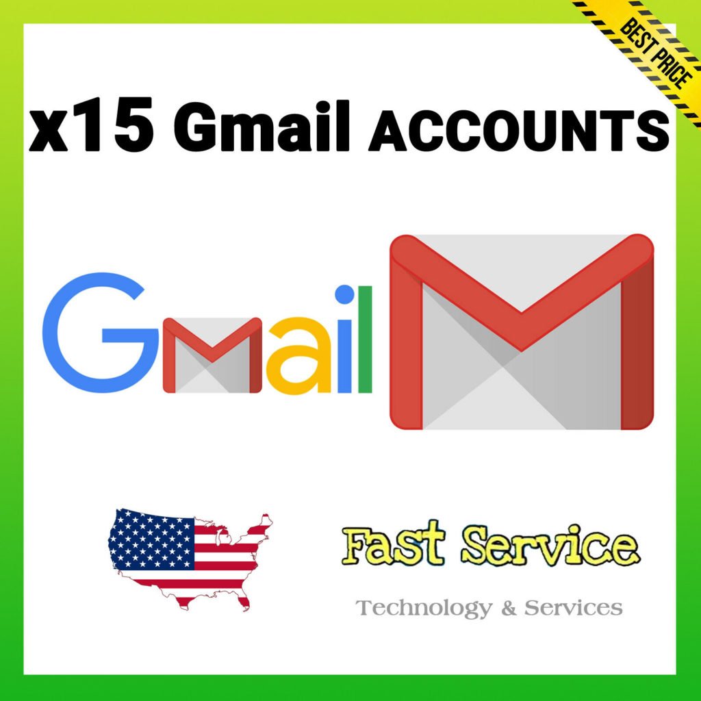 ✅ 15 USA Gmail Google Accounts ✅  For Only $14.80 ✅ GUARANTEE