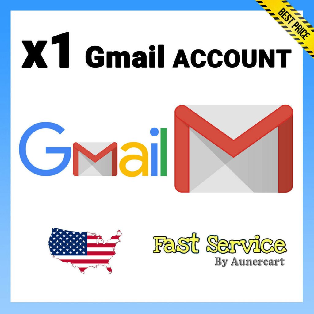 1 USA Gmail Google Accounts Best Price Only $0.99 Quick Delivery