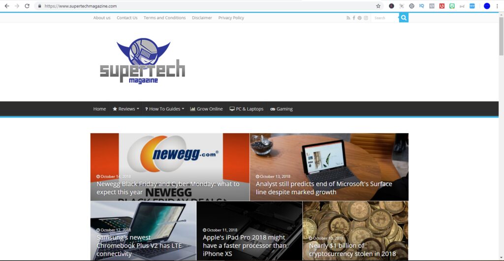 1+ Year old Automated Tech Affiliate Website For Sale - Profitable Techblog