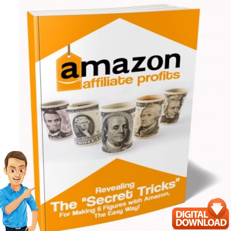 Amazon Affiliate Profits e. book- Make Money Online Business  With Resell Rights