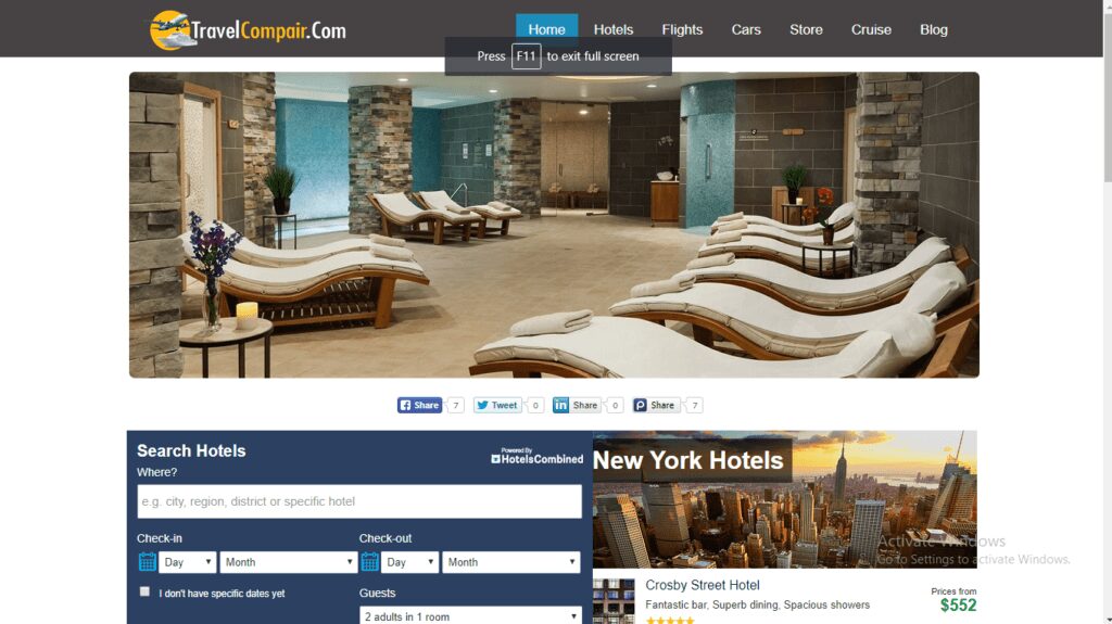 Best Automated Hotel and Travel Website Free Installation+ Free Hosting + logo