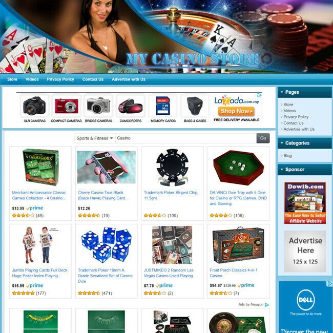CASINO STORE - Premium Theme & Ready-to-Go Business Website For Sale Free Domain