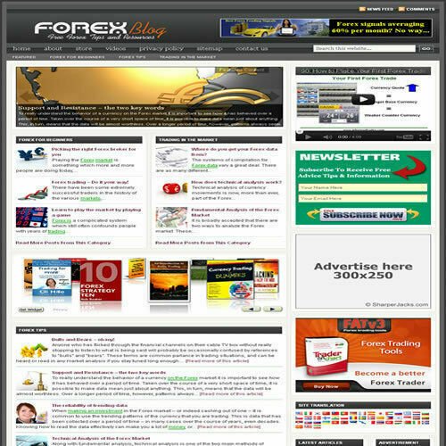 Established 'FOREX TRADING' Affiliate Website Turnkey Business (FREE HOSTING)