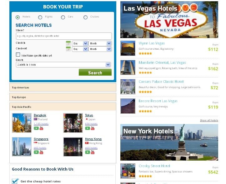 FLIGHT, HOTEL & CAR RENTAL Search/Comparison WebSite